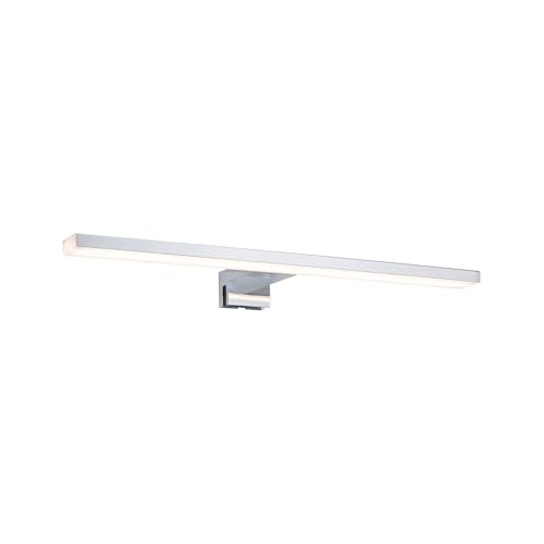 Paulmann 78938 LED Deckenleuchte Spiegelleuchte Evie IP44 400mm incl. 1x8,0 Watt Deckenleuchte Chrom Badezimmerlampe Kunststoff 3000 K von Paulmann