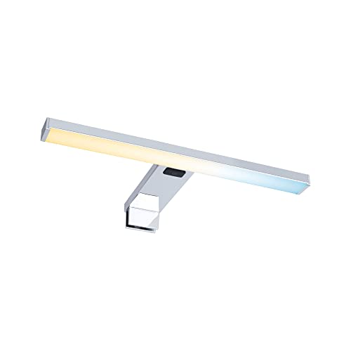 Paulmann 78950 LED Deckenleuchte Spiegelleuchte Selo IP44 Tunable White 420lm 230V 3,7W Chrom Alu, Acryl 2700 K von Paulmann