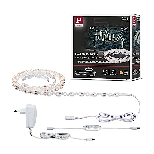 Paulmann 789.62 FlexLED 3D Basisset 3m Warmweiß Leuchtschrift selber machen Paulmann 789.62 FlexLED 3D Basisset 3m Warmweiß Leuchtschrift selber machen von Paulmann