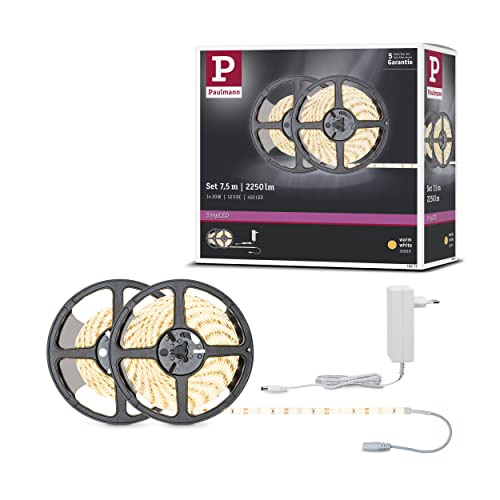 Paulmann 78973 mpLED Strip Set 7,5m 20W Warmweiß beschichtet Paulmann 78973 mpLED Strip Set 7,5m 20W Warmweiß beschichtet von Paulmann