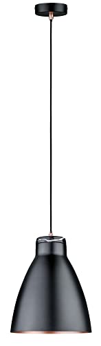 Paulmann 79609 Neordic Roald Pendelleuchte max 1x20W E27 Schwarz m/Kupfer m 230V Met/Marmor von Paulmann