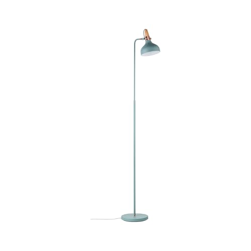 Paulmann 79654 Neordic Stehleuchte Juna max. 1x20W Stehlampe für E14 Lampen Standleuchte Softgrün/Kupfer/Holz Fluter 230V ohne Leuchtmittel von Paulmann