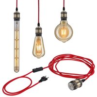 Neordic Pendelleuchte Eldar rot-brüniert 4 cm E27 20 w dimmbar Pendelleuchte - Paulmann Neordic Pendelleuchte Eldar rot-brüniert 4 cm E27 20 w dimmbar Pendelleuchte - Paulmann von Paulmann