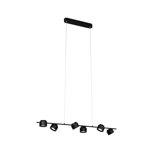 Paulmann 79784 LED Pendelleuchte Smart Home Zigbee Puric Pane 6x450lm höhenverstellbar 6x6 Watt dimmbar Hängeleuchte Schwarz Metall, Kunststoff 2700 K Paulmann 79784 LED Pendelleuchte Smart Home Zigbee Puric Pane 6x450lm höhenverstellbar 6x6 Watt dimmbar Hängeleuchte Schwarz Metall, Kunststoff 2700 K von Paulmann