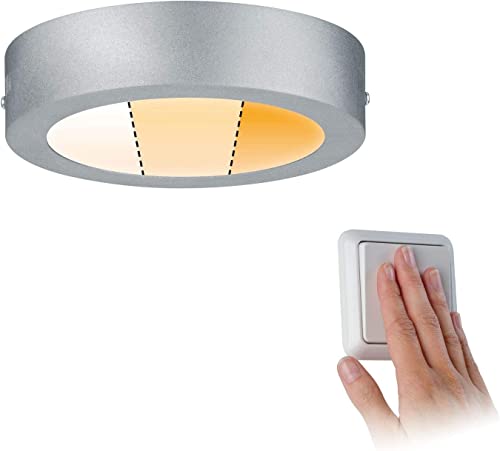 Paulmann 79789 Carpo LED Panel 170mm rund 10,2W Chrom matt mit Warmdimmfunktion 3000-2300K Paulmann 79789 Carpo LED Panel 170mm rund 10,2W Chrom matt mit Warmdimmfunktion 3000-2300K von Paulmann