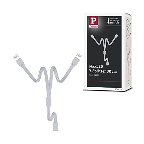 Paulmann 79813 MaxLED Y-Splitter 1 zu 2 Verteilung 30 cm Kunststoff Weiß von Paulmann
