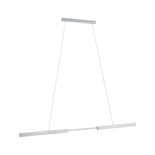 Paulmann SmartHome Zigbee LED Pendelleuchte Aptare, 18 W, 2700 K, Metall, Alu gebürstet, Deckenlampe von Paulmann
