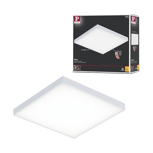 Paulmann 79820 Velora LED Panel 225x225mm Deckenleuchte 12 W Weiß matt von Paulmann