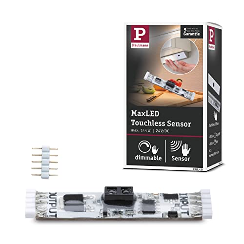 Paulmann 79840 Stripe MaxLED Sensor Dimm Switch Touchless DC 24V max. 144W Weiß Lichtband Kunststoff von Paulmann