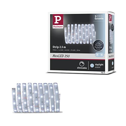 Paulmann MaxLED 250 Strip, beschichtet, 2,5m, IP44, Tageslichtweiß, Protecting Cover von Paulmann