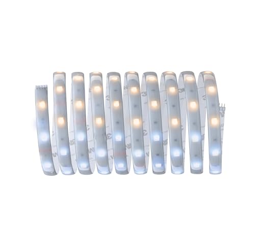 Paulmann 79877 LED Stripe MaxLED 250 Basisset 3m beschichtet IP44 11W 810lm Tunable White 24VA dimmbar Lichtband Kunststoff 2700 K von Paulmann
