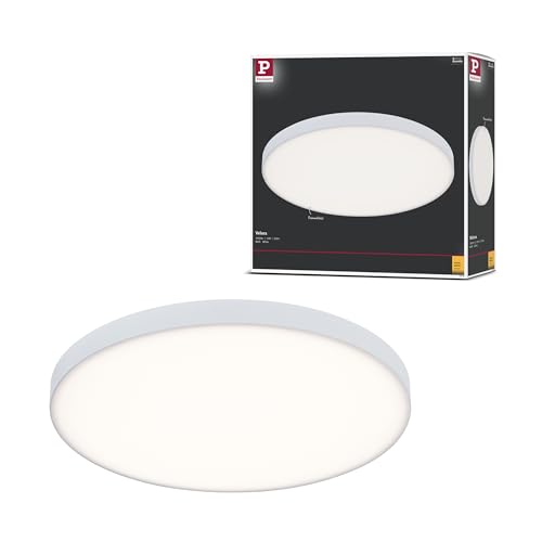 Paulmann 79890 LED Panel Velora rund 300mm 1500lm 3000K Weiß rund Deckenleuchte Metall von Paulmann