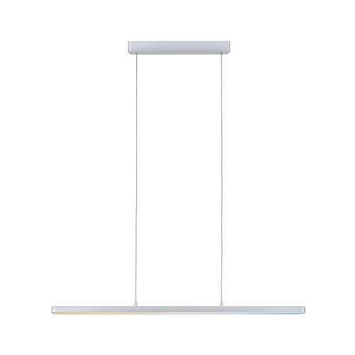 Paulmann 79902 LED Pendelleuchte Lento Smart Home Bluetooth incl. 1x43 W dimmbar Tunable White Chrom matt Aluminium, Kunststoff 2700 K von Paulmann