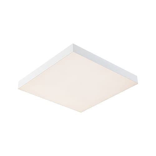 Paulmann 79904 LED Panel Velora Rainbow eckig incl. 1x13,2 W dimmbar dynamicRGBW Farbsteuerung Weiß Metall Deckenleuchte 3000 K von Paulmann