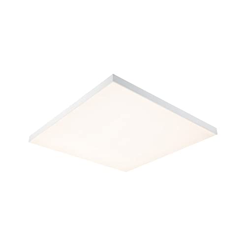 Paulmann 79906 LED Panel Velora Rainbow eckig incl. 1x31 W dimmbar dynamicRGBW Farbsteuerung Weiß Metall Deckenleuchte 3000 K von Paulmann