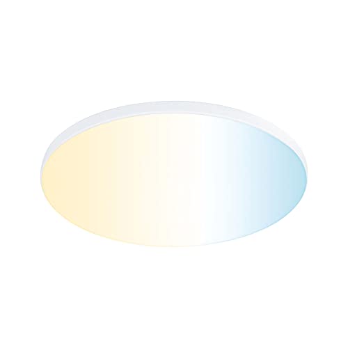 Paulmann 79956 LED Panel Einbaupanel Veluna VariFit Edge 160mm rund Tunable White Weißlichtsteuerung Weiß Kunststoff Deckenleuchte von Paulmann