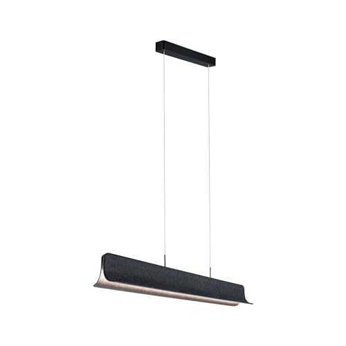 Paulmann 79982 LED Pendelleuchte 3-Step-Dim Noyan 2x24W Anthrazit 2700K Filzleuchte 3400lm Paulmann 79982 LED Pendelleuchte 3-Step-Dim Noyan 2x24W Anthrazit 2700K Filzleuchte 3400lm von Paulmann