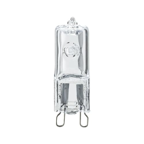 Paulmann 80089 Halogen Lampe Hochvolthalogen Stiftsockel 2er Set G9 230V Warmweiß 2x45 Watt dimmbar Klar 2800K G9 von Paulmann