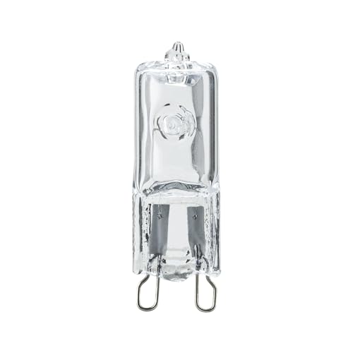 Paulmann 80091 Halogen Lampe Hochvolthalogen Stiftsockel 2er Set G9 230V Warmweiß 2x56 Watt dimmbar Klar Glas 2800K G9 von Paulmann