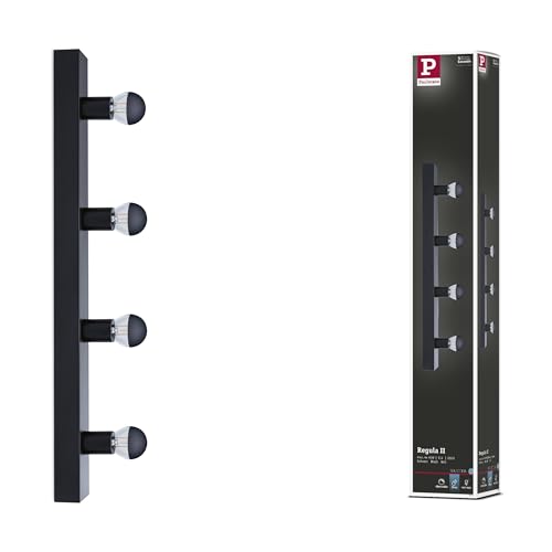 Paulmann 80099 Spiegelleuchte IP44 E14 230V max. 4x40W dimmbar Schwarz von Paulmann