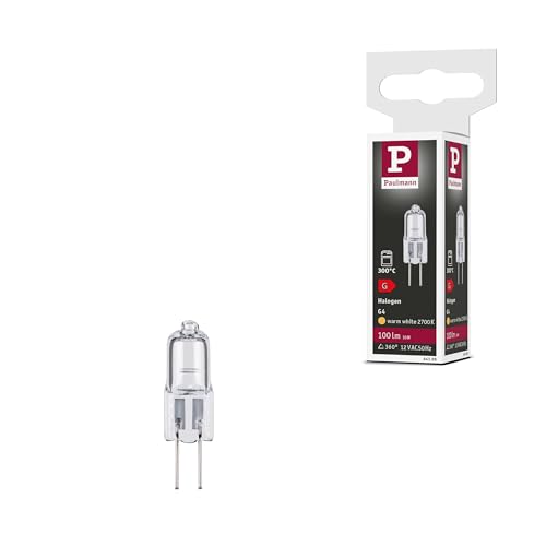 Paulmann 84398 Halogen Stiftsockel Backofen G4 10W 100lm dimmbar 9mm Klar 12V Glas 2700K - Warmweiß Paulmann 84398 Halogen Stiftsockel Backofen G4 10W 100lm dimmbar 9mm Klar 12V Glas 2700K - Warmweiß von Paulmann