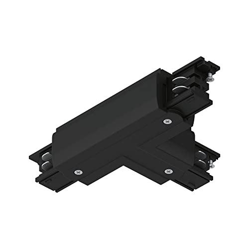 Paulmann 91381 Schienensystem ProRail3 Verbinder T-Stück Rechts 167,5x101mm max. 3.680W Schwarz Schienensysteme Deckenschiene Metall, Kunststoff von Paulmann