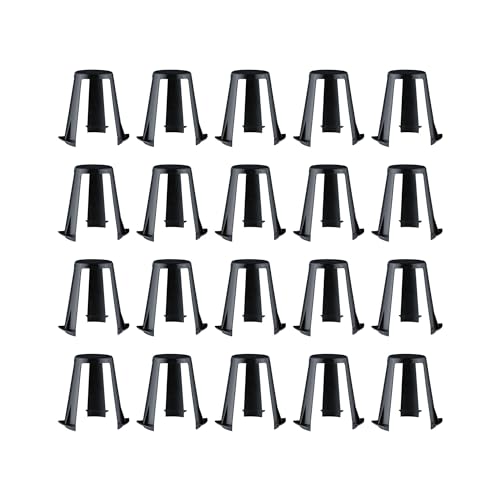 Paulmann 92402 Zubehör Abstandshalter für Einbauleuchten 20er-Set 62-90mm Schwarz Kunststoff von Paulmann