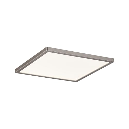 Paulmann 929.39 LED Einbaupanel Areo IP44 eckig 180mm 12W Nickel matt dimmbar von Paulmann