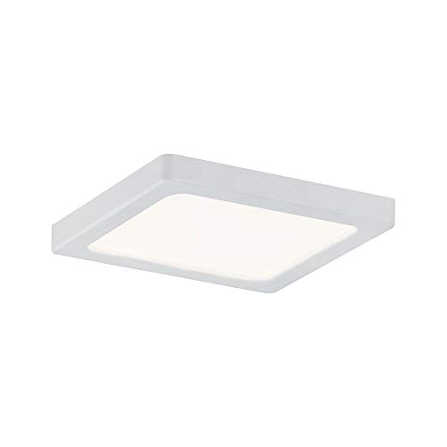 Paulmann 92951 LED Panel Areo eckig incl. 1x5 Watt Deckenlampe Weiß matt Deckenleuchte Kunststoff Wohnzimmerlampe 3000 K von Paulmann