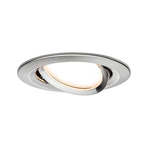 Paulmann 92958 SmartHome Zigbee Einbauleuchte LED Coin Nova Plus 1x6,5W dimmbar Eisen gebürstet von Paulmann