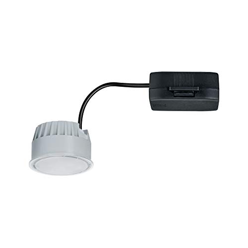 Paulmann 93072 Nova LED Einbauleuchte Modul 3-Step-Dim Coin rund 50mm 6W 530lm 230V 4000K Satin rund dimmbar Deckenspot Kunststoff von Paulmann