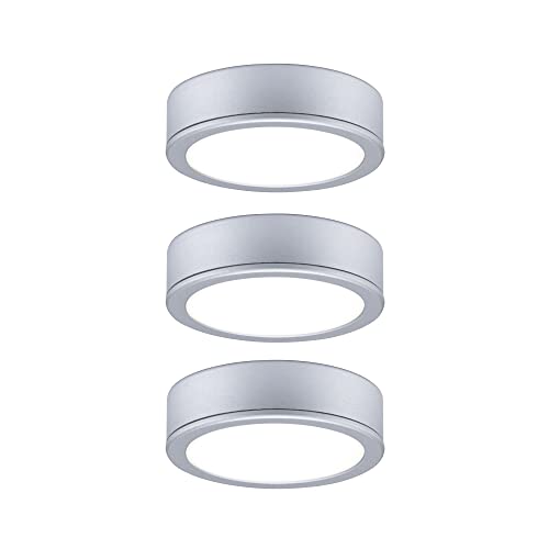 Paulmann 93092 LED Möbelleuchte Set Pukk rund incl. 3x3,5 Watt Schrankleuchte Chrom matt Kunststoff 2700 K Paulmann 93092 LED Möbelleuchte Set Pukk rund incl. 3x3,5 Watt Schrankleuchte Chrom matt Kunststoff 2700 K von Paulmann