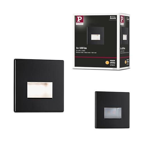 Paulmann 93094 LED Einbauleuchte Wandeinbauleuchte Edge Quadro Set 80x5mm 50lm 230V eckig incl. 1x1,2 Watt Outdoor Schwarz matt Kunststoff 2700 K Paulmann 93094 LED Einbauleuchte Wandeinbauleuchte Edge Quadro Set 80x5mm 50lm 230V eckig incl. 1x1,2 Watt Outdoor Schwarz matt Kunststoff 2700 K von Paulmann