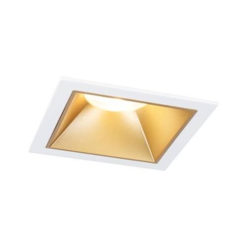 Paulmann 93130 LED Einbauleuchte 3-Step-Dim Cole IP44 eckig 88x88mm Coin 3x6W 3x470lm 230V 2700K Weiß, Gold matt Paulmann 93130 LED Einbauleuchte 3-Step-Dim Cole IP44 eckig 88x88mm Coin 3x6W 3x470lm 230V 2700K Weiß, Gold matt von Paulmann