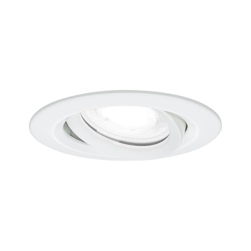 Paulmann 936.72 Einbauleuchte LED Nova Plus rund 1x6W GU10 Weiß matt schwenkbar dimmbar IP65 strahlwassergeschützt Paulmann 936.72 Einbauleuchte LED Nova Plus rund 1x6W GU10 Weiß matt schwenkbar dimmbar IP65 strahlwassergeschützt von Paulmann