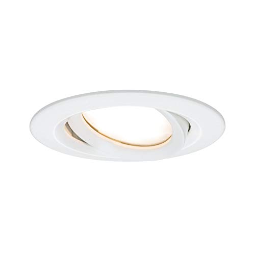 Paulmann 936.81 Einbauleuchte LED Nova Plus rund 1x6,8W Weiß matt schwenkbar dimmbar IP44 spritzwassergeschützt Paulmann 936.81 Einbauleuchte LED Nova Plus rund 1x6,8W Weiß matt schwenkbar dimmbar IP44 spritzwassergeschützt von Paulmann