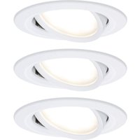 Paulmann 93875 Coin Slim LED-Einbauleuchte 3er Set LED LED fest eingebaut 18 W Weiß (matt) von Paulmann