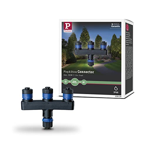 Paulmann Beleuchtungssystem Plug&Shine 3fach-Verteiler 93929 Schwarz von Paulmann