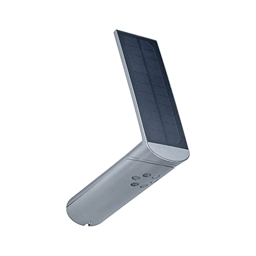 Paulmann 94261 Solar Wandleuchte Ilias LED Außenleuchte eckig incl. 1x1,2 Watt Alu, Grau Kunststoff 3000 K Warmweiß, 1.2 W Paulmann 94261 Solar Wandleuchte Ilias LED Außenleuchte eckig incl. 1x1,2 Watt Alu, Grau Kunststoff 3000 K Warmweiß, 1.2 W von Paulmann