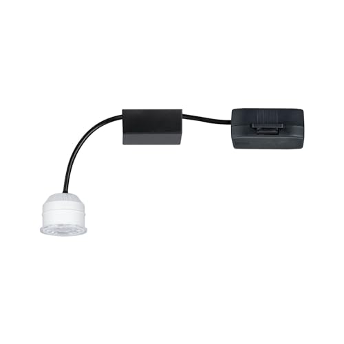 Paulmann 94306 Nova Mini LED Einbauleuchte Coin rund 1x4W Deckeneinbaustrahler Klar Einbaulampe Warmweiß 2700K von Paulmann