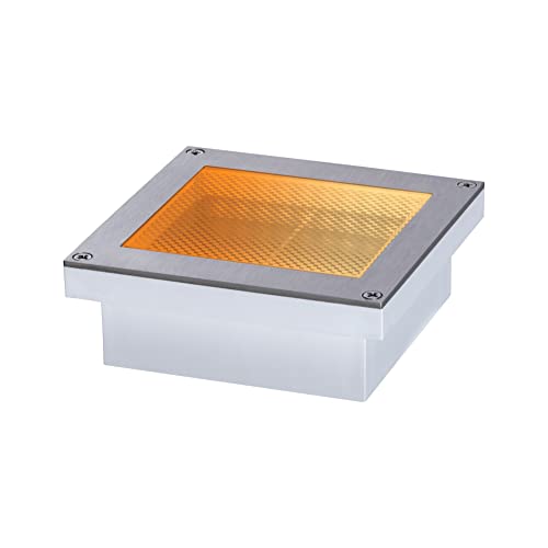 Paulmann 94595 LED Außenleuchte Smart Home Zigbee Bodeneinbauleuchte Brick insektenfreundlich IP67 Tunable Warm incl. 1x1 Watt dimmbar 2200-3000K von Paulmann