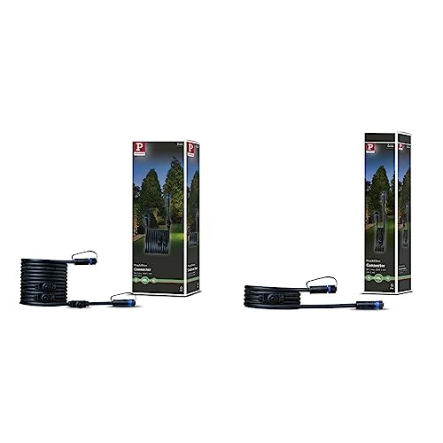 Paulmann 94596 Plug & Shine Außenleuchte Kabel 5m 4 Ausgänge IP68 Schwarz & 939.26 Outdoor Plug & Shine Connector 2m 1in-2out IP68 2x1,5mm² 93926 Verlängerungskabel Verbindungskabel Aussenbeleuchtung Paulmann 94596 Plug & Shine Außenleuchte Kabel 5m 4 Ausgänge IP68 Schwarz & 939.26 Outdoor Plug & Shine Connector 2m 1in-2out IP68 2x1,5mm² 93926 Verlängerungskabel Verbindungskabel Aussenbeleuchtung von Paulmann