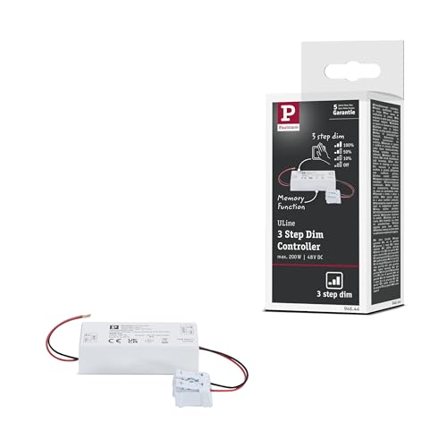 Paulmann 94644 ULine Zubehör 3-Step-Dimmer max. 200W 48V 80x35mm Weiß von Paulmann