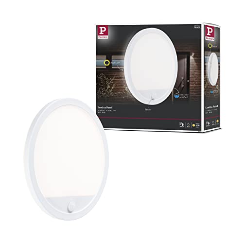 Paulmann 94662 LED Außenleuchte Panel Lamina mit Bewegungsmelder IP44 rund incl. 1x14,5 W Warmweiß Weiß Außenpanel Kunststoff Lichtpanel 3000 K Paulmann 94662 LED Außenleuchte Panel Lamina mit Bewegungsmelder IP44 rund incl. 1x14,5 W Warmweiß Weiß Außenpanel Kunststoff Lichtpanel 3000 K von Paulmann