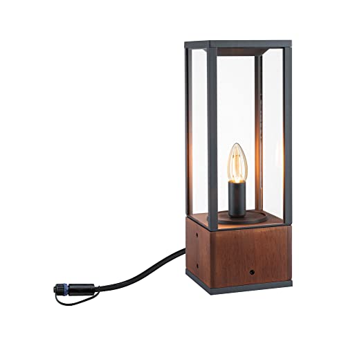 Paulmann 94673 Plug & Shine LED Außenleuchte Pollerleuchte Venea IP44 eckig incl. 1x2 Watt dimmbar Lichtobjekt Holz E14 Paulmann 94673 Plug & Shine LED Außenleuchte Pollerleuchte Venea IP44 eckig incl. 1x2 Watt dimmbar Lichtobjekt Holz E14 von Paulmann