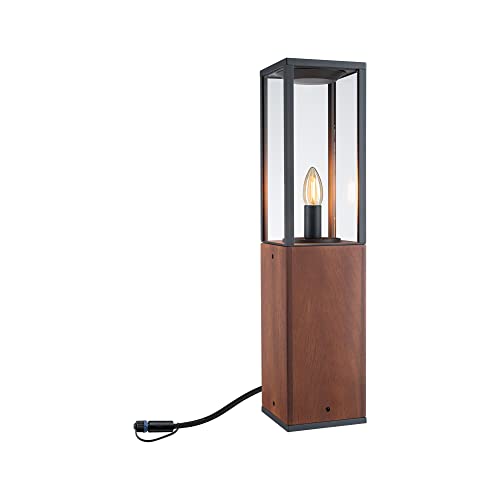 Paulmann 94674 Plug & Shine LED Außenleuchte Pollerleuchte Venea IP44 eckig incl. 1x2 Watt dimmbar Lichtobjekt Holz E14 Paulmann 94674 Plug & Shine LED Außenleuchte Pollerleuchte Venea IP44 eckig incl. 1x2 Watt dimmbar Lichtobjekt Holz E14 von Paulmann