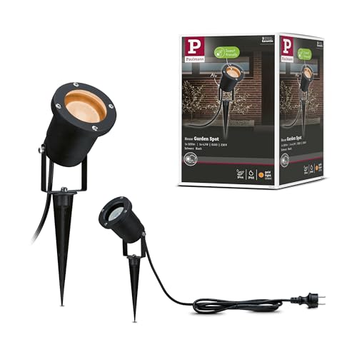 Paulmann 94731 LED Außenleuchte Gartenstrahler Goldlicht insektenfreundlich IP65 rund 92mm 2200K 4,3W 320lm 230V Schwarz Metall Goldlicht GU10 rund Paulmann 94731 LED Außenleuchte Gartenstrahler Goldlicht insektenfreundlich IP65 rund 92mm 2200K 4,3W 320lm 230V Schwarz Metall Goldlicht GU10 rund von Paulmann