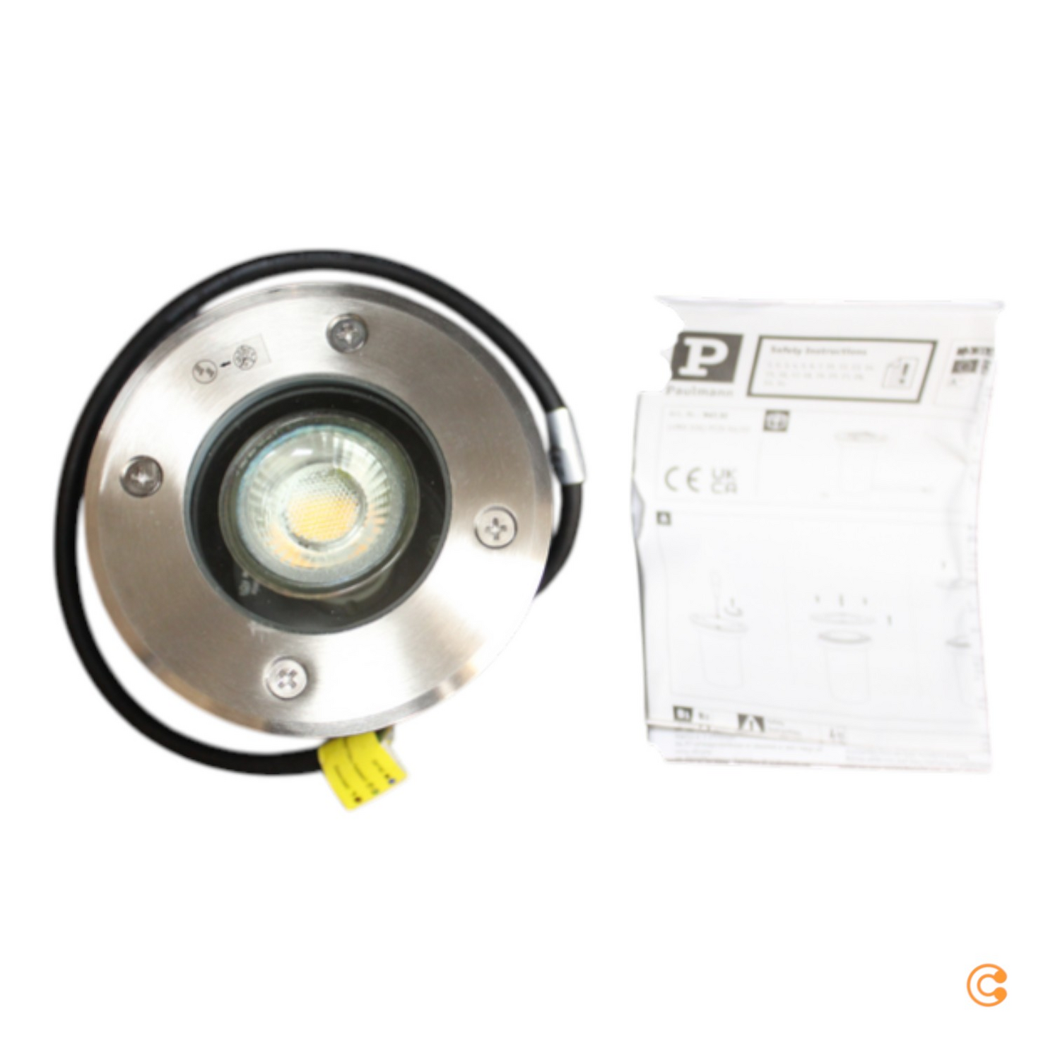 Paulmann 94732 Led Bodeneinbauleuchte Einbaulampe Einbauleuchte Wegeleuchte Gu10 B-Ware von Paulmann