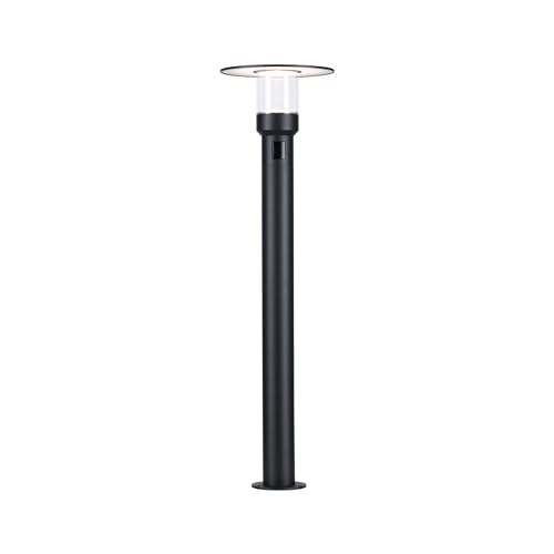 Paulmann 94835 LED Pollerleuchte Sienna Bewegungsmelder IP44 9W 400lm 212mm Anthrazit Aluminium 3000K von Paulmann