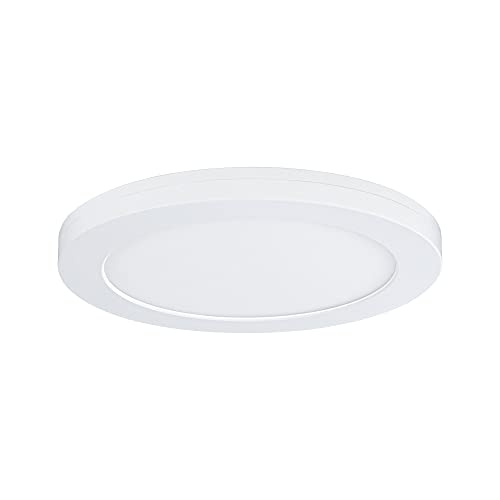 Paulmann 95389 LED Panel 2in1 Cover-it 225mm Neutralweiß rund incl. 1x16,5 Watt Deckenleuchte Weiß matt Deckenlampe Kunststoff Wohnzimmerlampe 4000 K von Paulmann